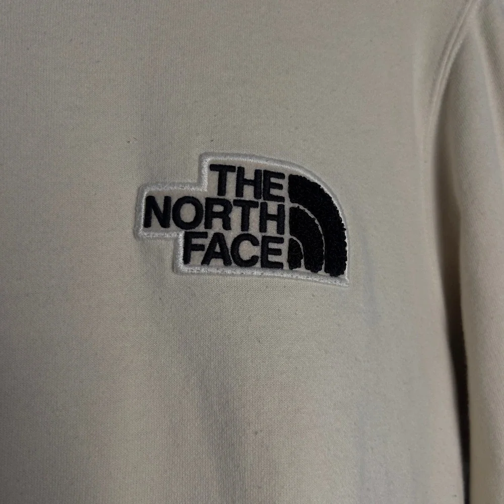 The North Face‎ Cream Crewneck Sweatshirt Women's XL Embroidered Pullover